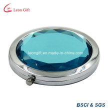 Blue Wholesale Custom Crystal Cosmetic Mirror